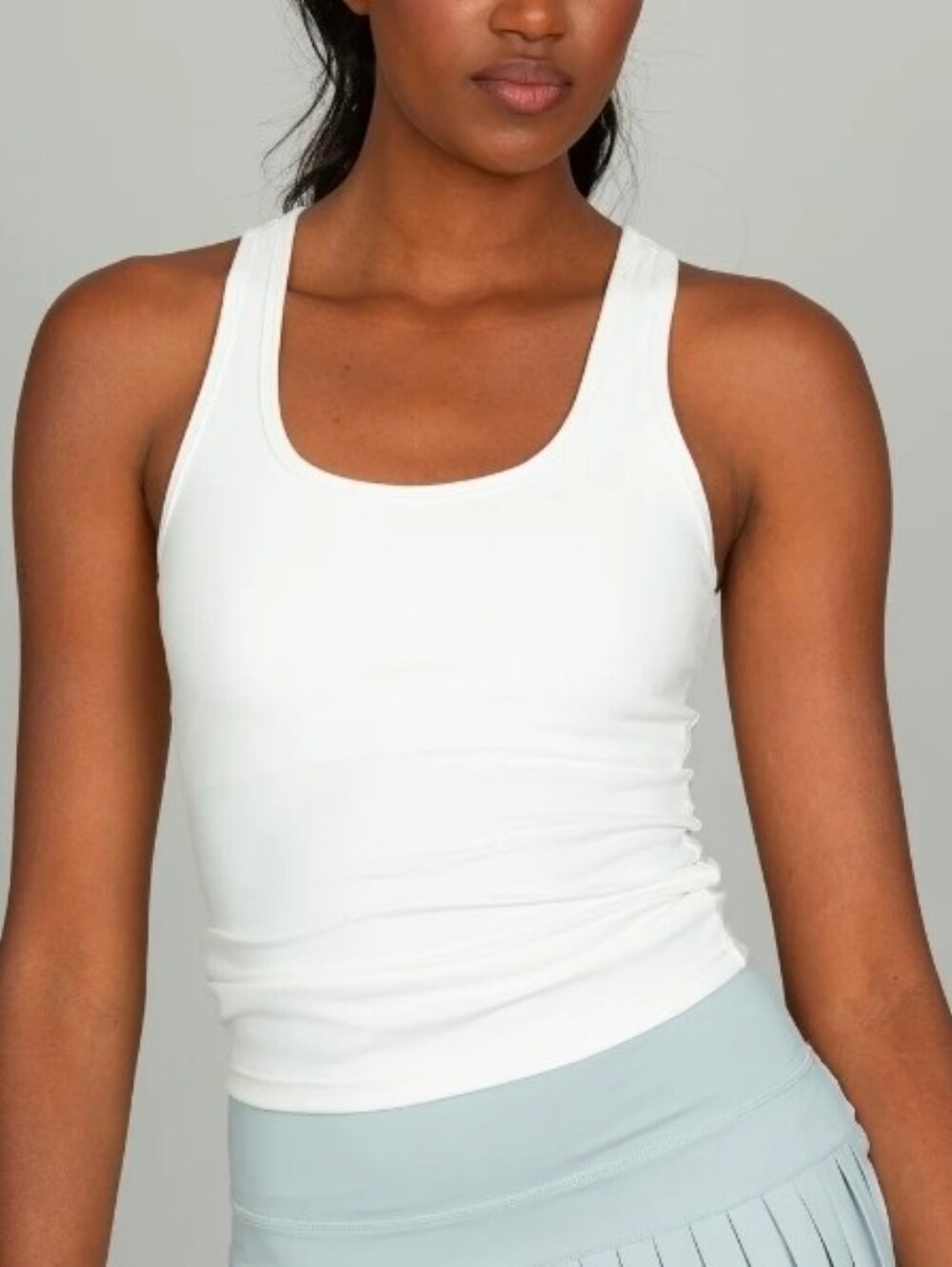 GoldHinge Ivory Essential Full Length Racerback Size Medium NWT